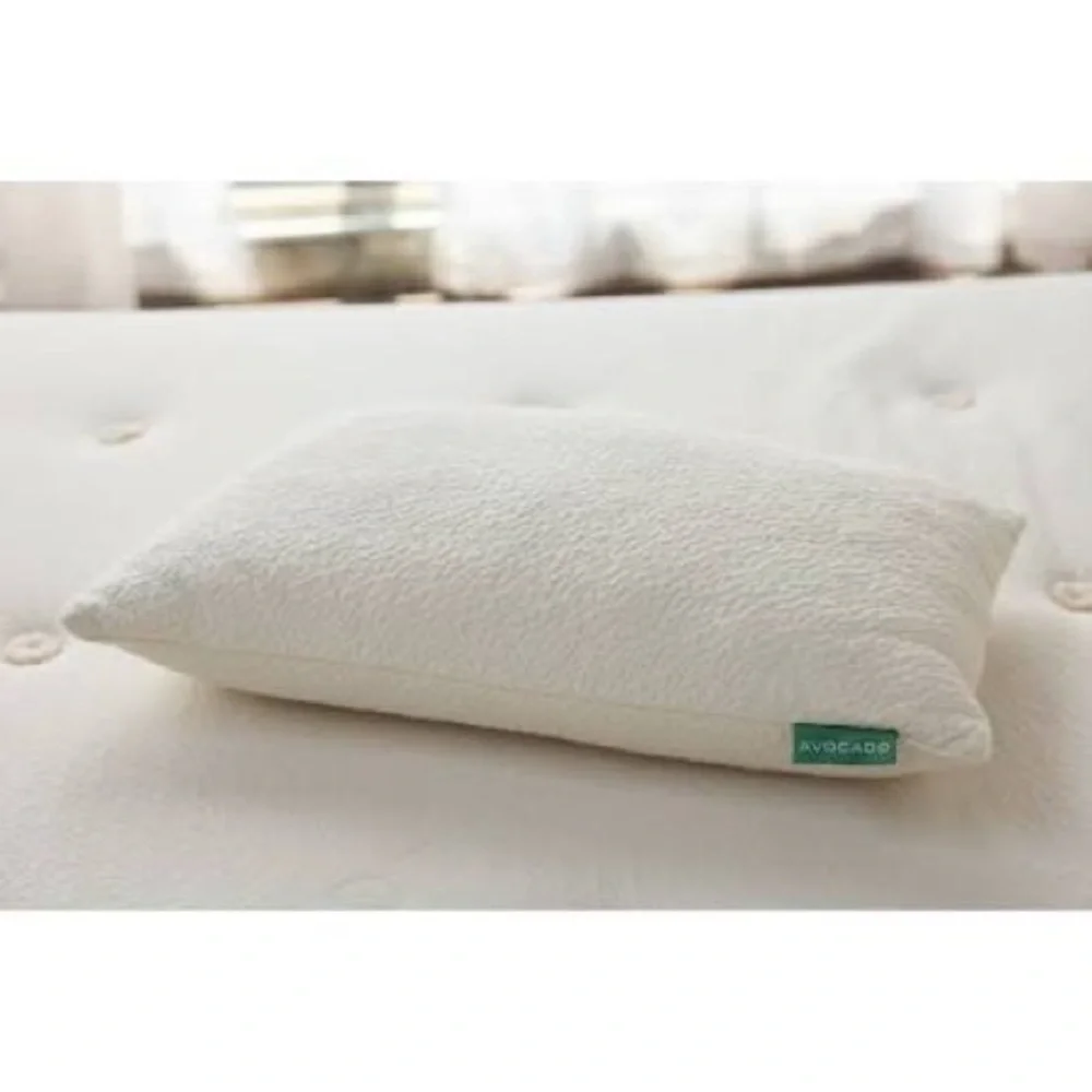 Avocado Green Pillow- Adjustable Organic Bed Pillows - Picture 2 of 8